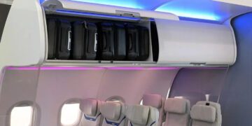 Novos bagageiros superiores para aeronaves podem ser uma virada de jogo a bordo